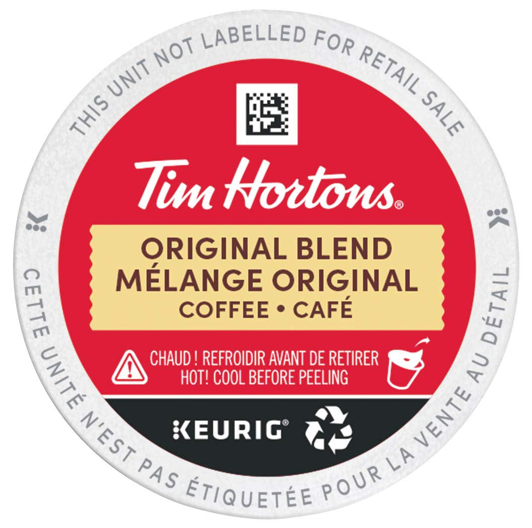 Tim Hortons Original Coffee, Single Serve Keurig K-Cup Pods, Medium Roast, 30 Count